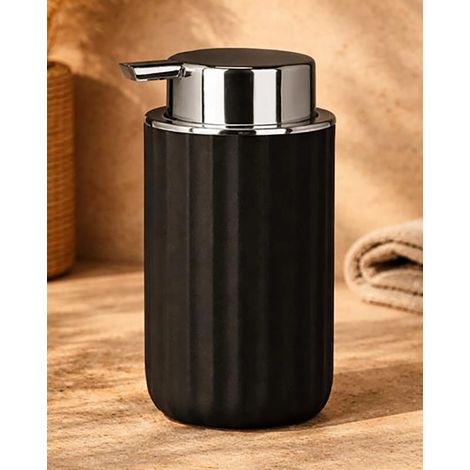 Dispenser sapone da appoggio in tpr nero (1/2)