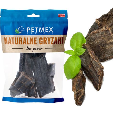 Delikatesse, natürlicher Kausnack für Hunde, Petmex Rinderleber 100 g