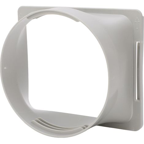 Adaptador de conexión para escape de aire acondicionado portátil de 5,9" a 6", acoplador de manguera cuadrado a redondo. (1/5)