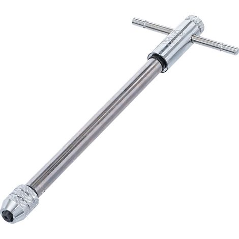 Porte taraud tourne-gauche extra long 255 mm a cliquet de m3 à m 10