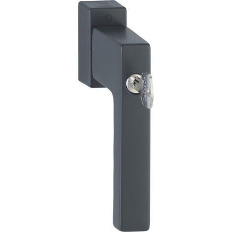 Béquille TOULON SECUSTIK à clé - HOPPE                                Noir 9005 mat                                Mat