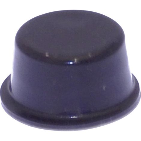 TOOLCRAFT PD2128SW Gerätefuß selbstklebend, rund Schwarz (Ø x H) 12.7 mm x 6.2 mm 1 St.