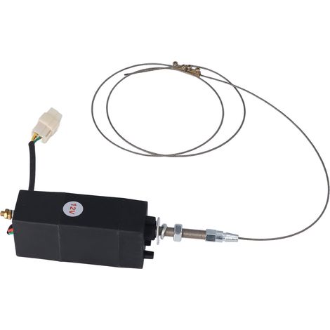 Électrovanne d'arrêt pour moteur diesel, groupe électrogène, interrupteur d'accélérateur électrique, variateur de vitesse DC12V (1/5)