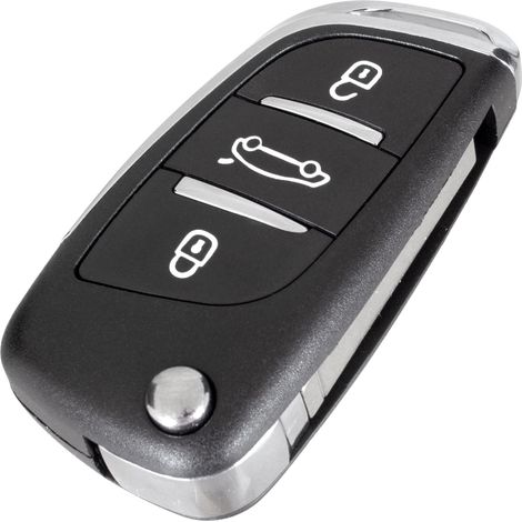 Carcasa de control remoto RCZ para Peugeot 207, 307, 308, 407, 408, 508 y 3008, con 3 botones. (1/5)