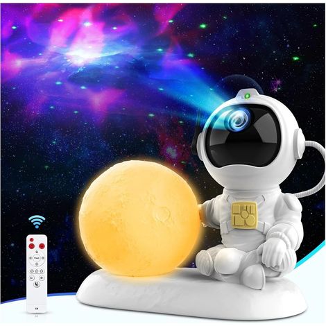 Projecteur de galaxie d'astronaute Kaishengyuan, projecteur de ciel étoilé pour enfants et adultes avec générateur de nébuleuses, minuterie et télécommande (1/5)