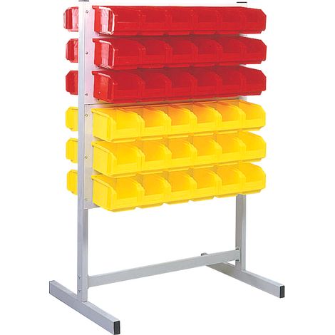 Rack double face équipé de bacs 3L - 5201466