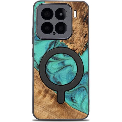 Coque Bewood Unique pour Xiaomi 15 - Turquoise avec MagSafe (1/4)