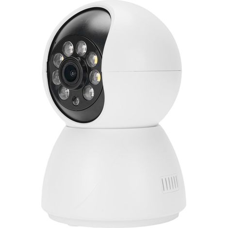Caméra de sécurité intérieure 3 MP avec Wi-Fi, suivi des animaux et application mobile pour la surveillance des personnes. Compatible avec les cartes mémoire jusqu'à 128 Go et le stockage cloud. (1/5)
