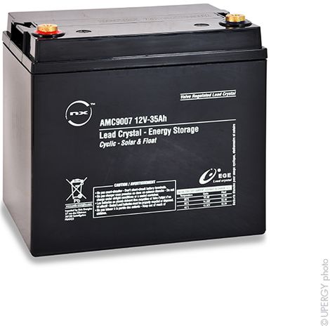 NX - Batterie lead crystal 6-CNFJ-35 12V 35Ah M6-F (1/2)