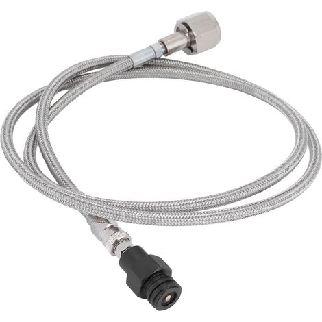 Tuyau adaptateur de remplissage de cartouche de CO2 Soda Tube, basse pression 1500 psi, 1,5 m, connecteur W21.814 TR214 (1/5)