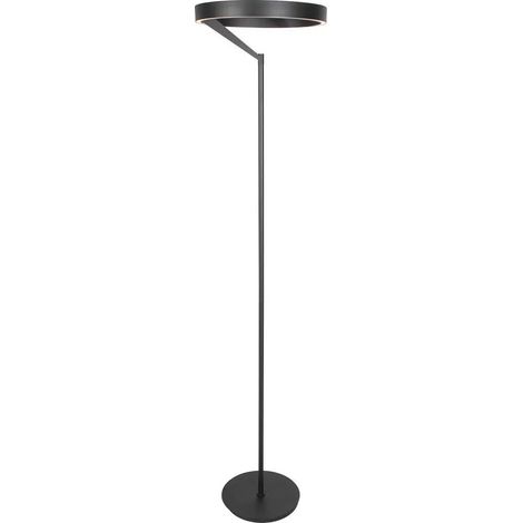 [GEBRAUCHT] B-Ware Steinhauer Stehlampe Stehleuchte Mykty ø40cm Schwarz Fußdimmer Led Beleuchtung