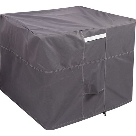 Housse extérieure étanche pour climatiseur, grise, 86 x 86 x 76 cm (1/5)