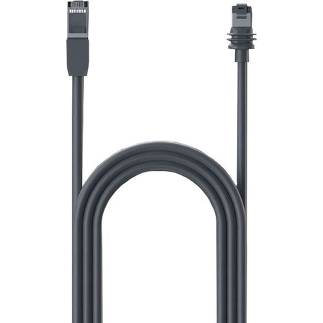 Câble Ethernet 2 m pour Starlink Mini – Compatible kit satellite, connecteur RJ45 blindé, haute performance et faible latence