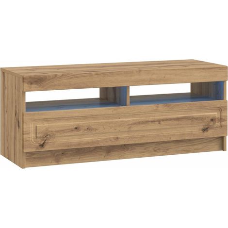LED TV Cabinet Artisan Oak Engineered Wood vidaXL (1/5)
