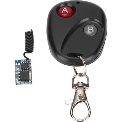 Interrupteur sans fil 433MHz DC12V avec télécommande, émetteur et récepteur pour maison (1/5)