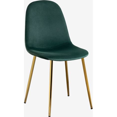 Sedia da pranzo imbottita Glamm SKLUM Dorato (1/5)