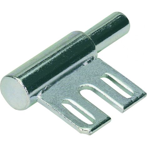 Hettich Türbandunterteil 15 x 63,5 mm links/rechts silber - 1 Stück Topfscharnier