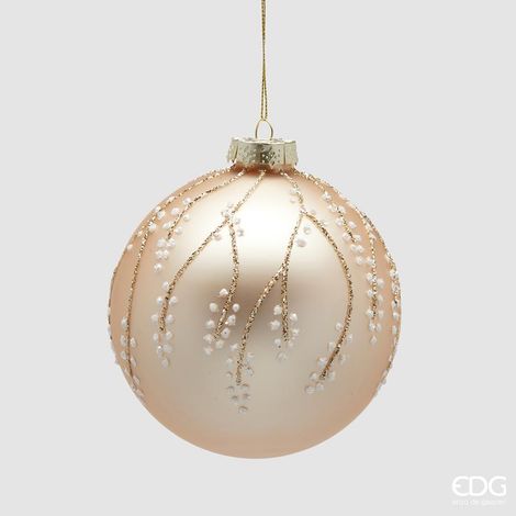 EDG Addobbo Palla Rami Opaca Rosa Cipria D 12 C5