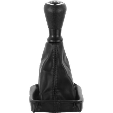 Pommeau De Levier De Vitesse - Compatible Peugeot 206 - Fixation Par Vis - Noir - Unité (1/5)