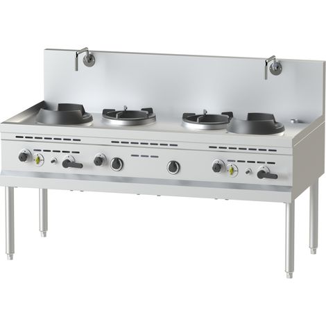 Wok Gaz Serie 900 - 2 x 34 kW + 2 x 13 kW - NAYATI