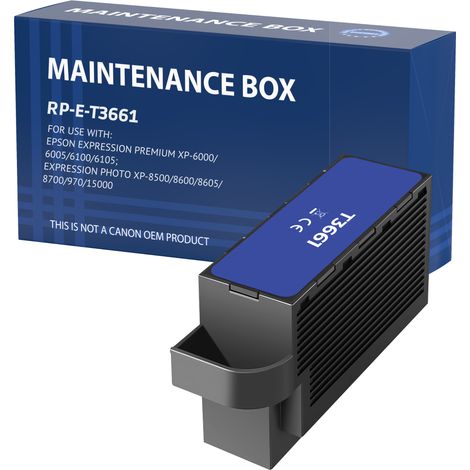 Cartouche d'entretien Réservoir d'encre Remplacement T3361 C13T366100 pour Epson Expression Premium XP-6000 XP-6100 Expression Photo XP-8500 XP-8600 XP-8700 XP-15000 XP-970