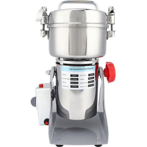 Elektrische Getreidemühle, Gewürzmühle, Kaffeemühle, Trockenlebensmittelmühle, Haushaltsgerät, EU-Stecker 220 V (1/5)
