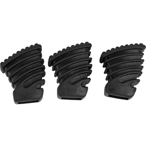 3 Pièces Patins en Caoutchouc Noir pour Supports de Batterie, Pieds de Cymbales et Racks, Accessoires de Rechange WC11 (1/5)