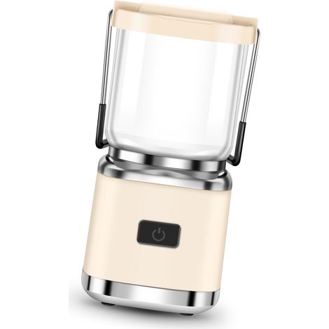 Lampada da Campeggio Portatile Ricaricabile USB – Luce Bianca Calda Rossa, Impermeabile IPX5, Design Compatto in ABS – Ideale per Tenda, Giardino e Cantiere (1/4)