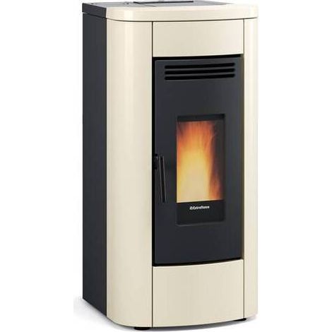 STUFA PELLET CANALIZ  8 KW KLAUDIA PLUS 5.0 AVORIO