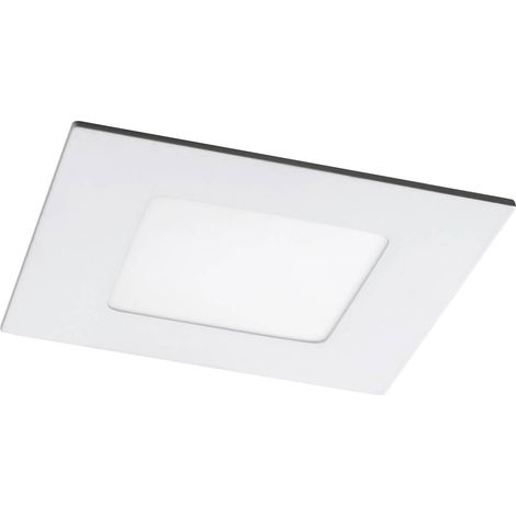 Spot encastré LED 3W 4000K carré blanc Rabalux 5576 (1/4)
