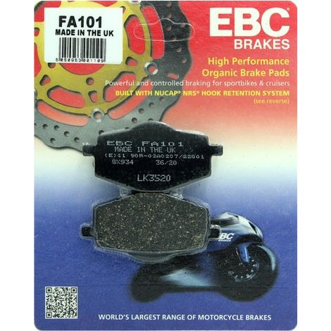 Pastillas de freno EBC FA101 (juego de 2) (1/2)