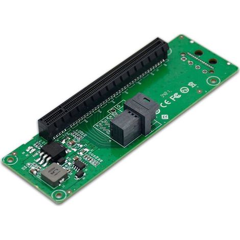 SFF-8643 zu PCIe X16 Steckplatzadapter mit 1 Port. (1/2)