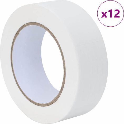Rubans de masquage pour peintre 12 pcs Blanc 38mm x 50m Papier CFW152773 (1/5)