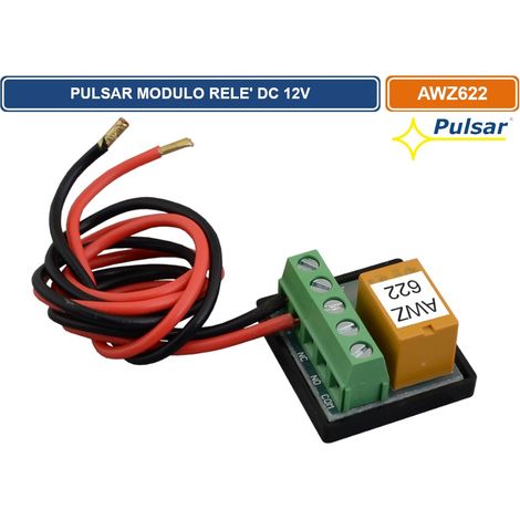 PULSAR AWZ622 MODULO RELE 12V PER ANTIFURTO ALLARME TASIERE E LETTORI RFID
