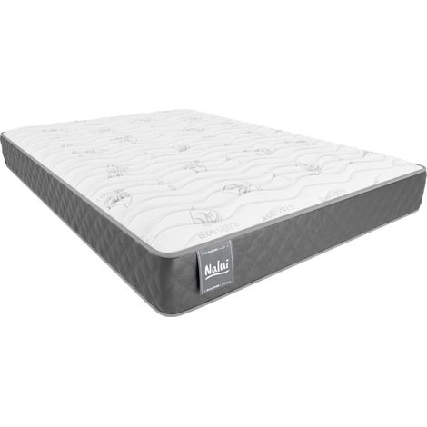 Nalui Colchón Viscoelástico 120x190x21cm Gris Mulhacén DualSense Multicapa con Núcleo GravityFoam, Firmeza Alta, Reversible, Transpirable. Fabricado en España