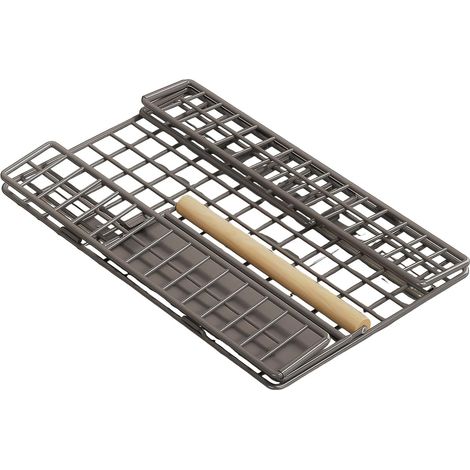 2pcs Tiroir Coulissant Cuisine, Aménagement Placard, Panier Coulissant Sans Perçage pour Armoire Cuisine/Salle de Bain