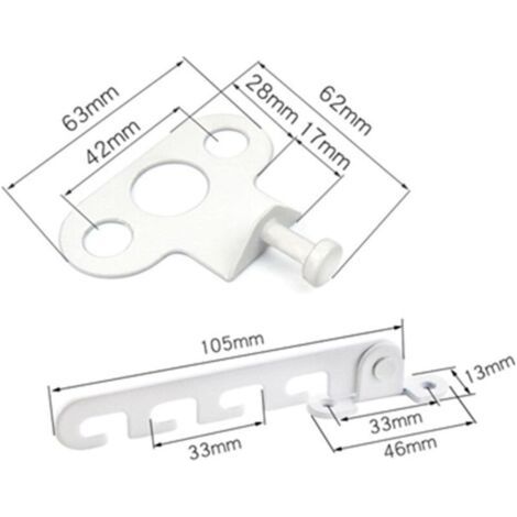 Lot de 2 blanc entrebâilleurs de fenêtre pour , fenêtre à battant, Entrebâilleur de fenêtre à battant, verrou anti-pincement