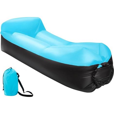 Luftliege Luftmatratze Sitzsofa Camping Sitzsack Sofamatratze Luftliege Luftsack Wasserdichter Strand Luftsack Wasserabweisend Faulenzsack bis 18 (1/5)