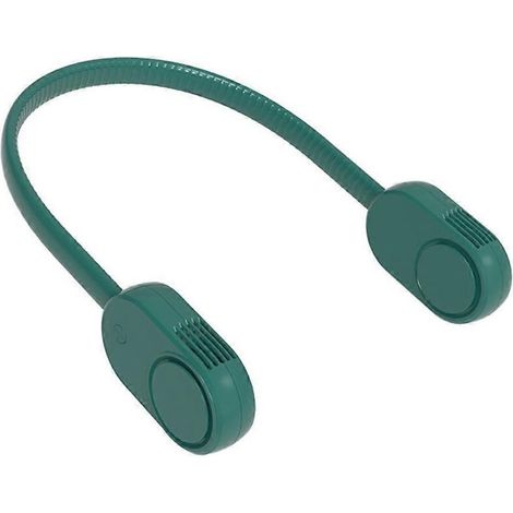 AMXCNOY Tragbarer Nackenventilator, freihändig, USB-aufladbar, 3 einstellbare Geschwindigkeiten, persönlicher Luftkühler (1/5)
