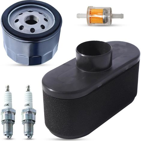 1 - Filtre à Air - Filtre à Huile - Compatible Kawasaki FR651V FS600V - Pour Tondeuse Zéro Tour Hustler John Deere - Kit Entretien Moteur 4 Temps (1/5)