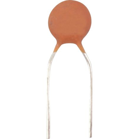 TRU COMPONENTS  Keramik-Scheibenkondensator radial bedrahtet  22 pF 100 V/DC 5 % (Ø x H) 3.5 mm x 4