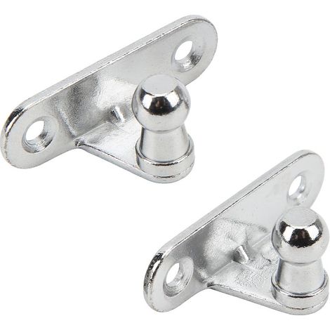 Support de montage de jambe de force à gaz, 2 pièces, goujon à bille de 10mm en métal universel multi-ajustement pour le coffre du moteur (1/5)