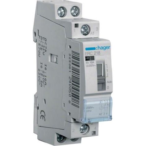 Relè di installazione 16A 230V AC 1NO+1NC ERC218