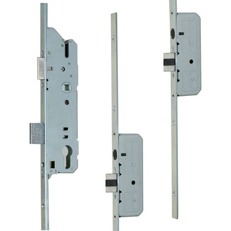 Serrure antipanique multipoints 833p - Fonction : 833P Fonction E - Axe : 35 - Sens : Réversible - Section têtière : U 24 x 6 - Long. têtière ( mm ) : 1790 - FUHR (1/2)