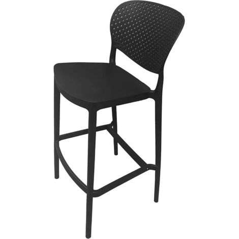 sgabello da cucina bellahome "sevilla" nero 37x48x75x104 cm (1/4)