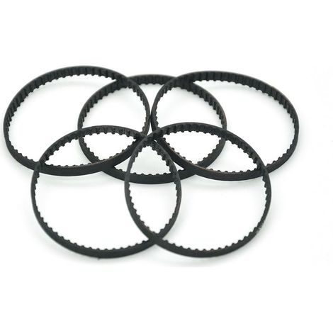 Kaelt - Courroie sans fin 227,584 mm de longueur 112 dents synchrone 3 mm de largeur courroie de distribution en boucle ferm��e paquet de 5 pi��ces (1/4)