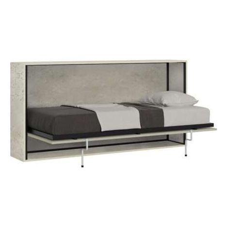 Letto singolo a scomparsa Kando con materasso cashmere