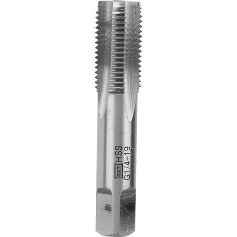 Rohrgewindebohrer mit hoher Härte für metallische Werkstoffe, Schneidwerkzeuge HSS G1/4‑19