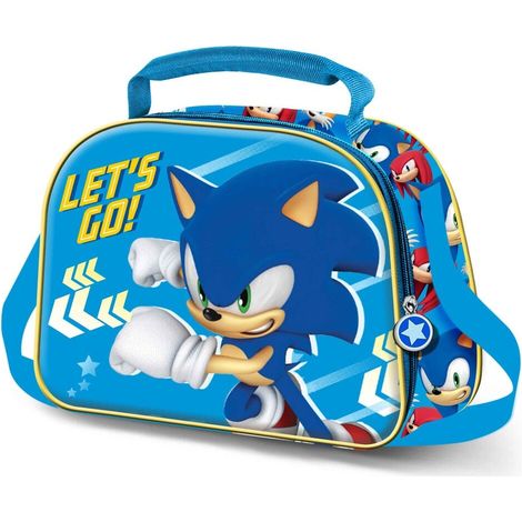 Bolsa portameriendas 3D Go Sonic The Hedgehog