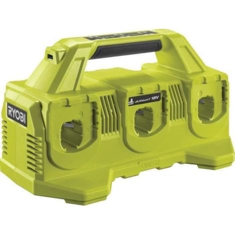 RYOBI - Chargeur séquentiel lithium 18V ONE+ 6 ports - Disponible - RC18640 (1/2)